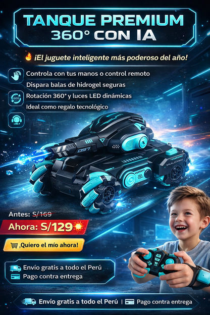 TANQUE PREMIUM 360° CON INTELIGENCIA ARTIFICIAL⚡