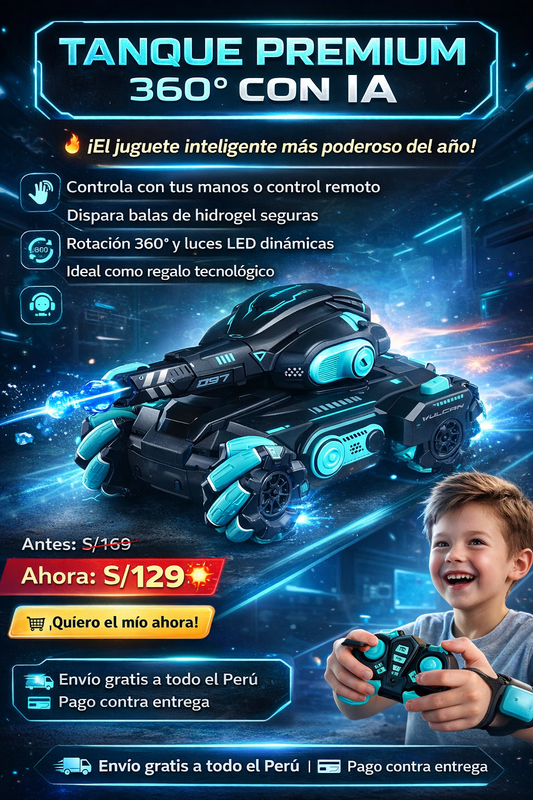 TANQUE PREMIUM 360° CON INTELIGENCIA ARTIFICIAL⚡