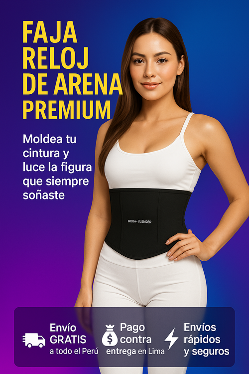 Faja Reloj de Arena Reductora PREMIUM⭐